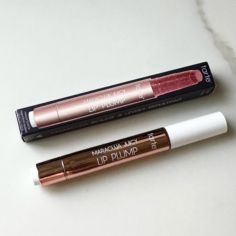 Tarte maracuja juicy shimmer glass lip plump Ruby Shimmer Glass